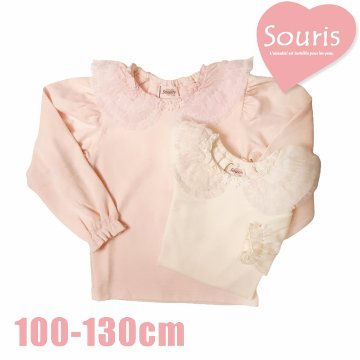 Souris(スーリー)「フェアリーTシャツブラウス」（100-130cm）メール便送料無料 の画像
