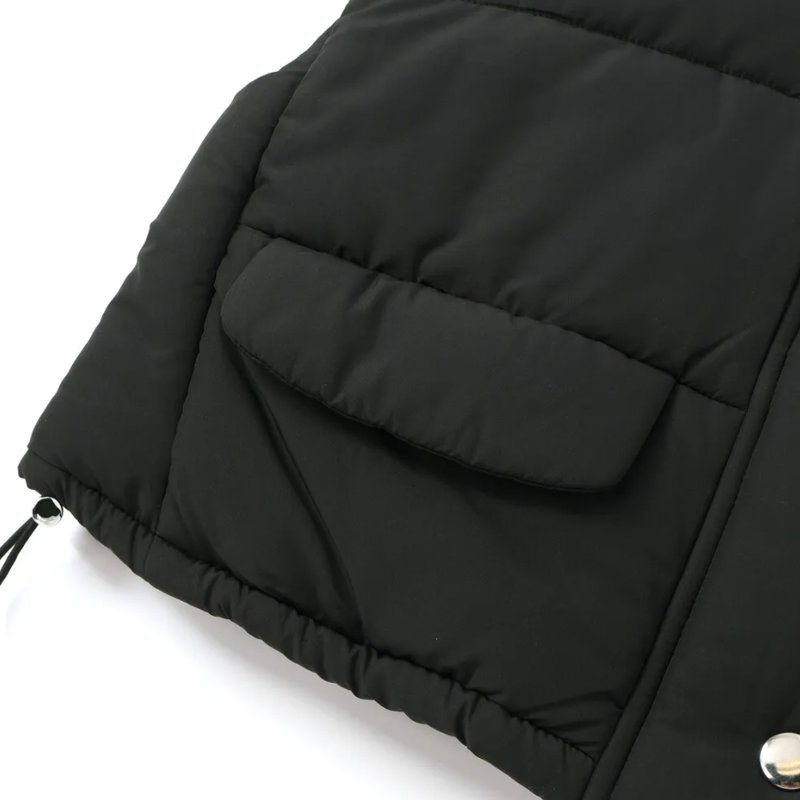 nexchic (ネクシック) 「パワーショルダータフタ中綿入りベスト」(120-150cm) の画像