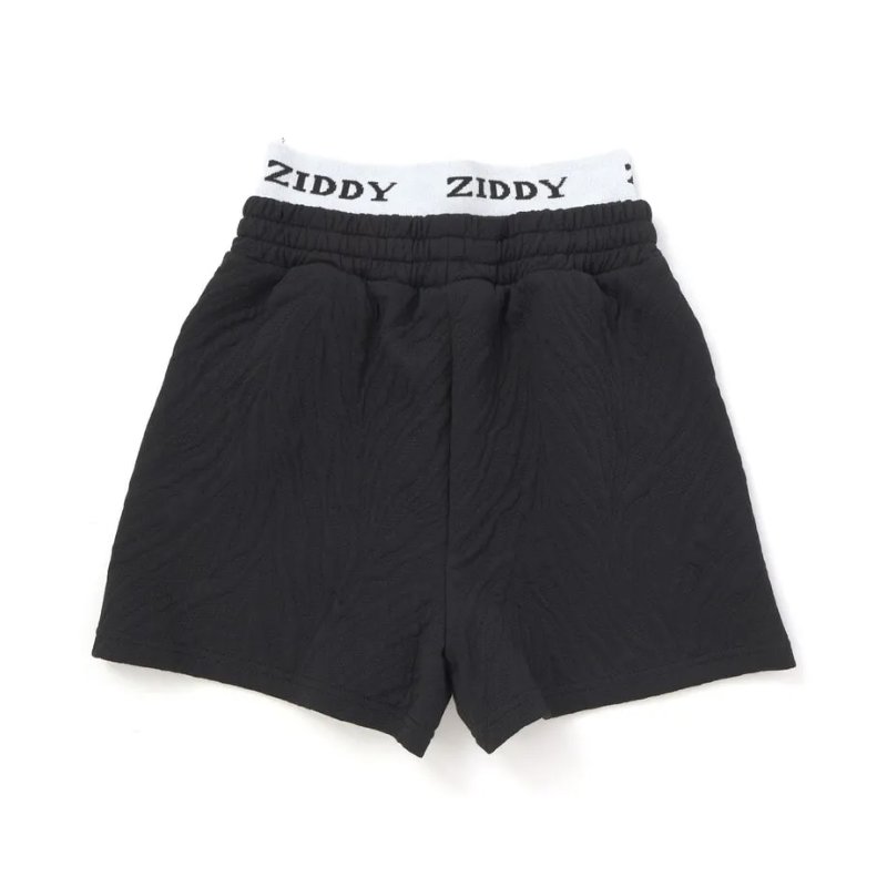 ZIDDY「ゼブラジャガードジャガードトレーナー＆ショートパンツ セット」 (140-160cm) の画像