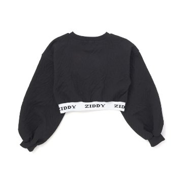 ZIDDY「ゼブラジャガードジャガードトレーナー＆ショートパンツ セット」 (140-160cm) の画像