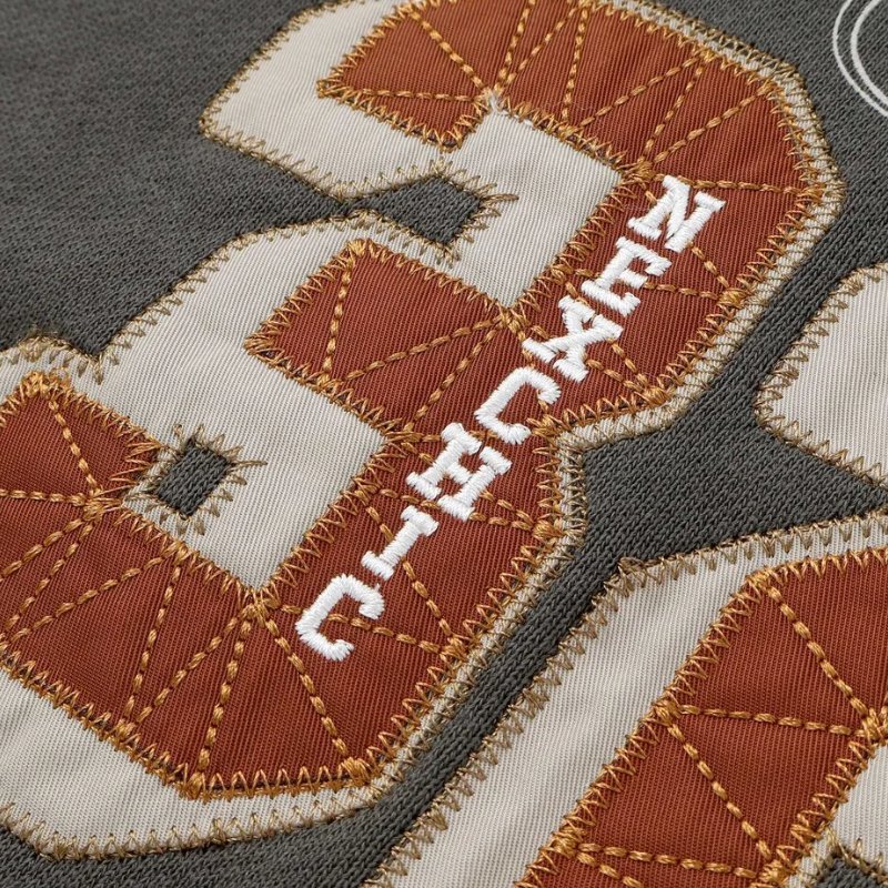 nexchic (ネクシック) 「ナンバーパッチ＆切り替え裏毛パーカー」(130-150cm) の画像