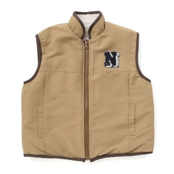 nexchic (ネクシック) 「リバーシブルボアベスト」(120-150cm) の画像