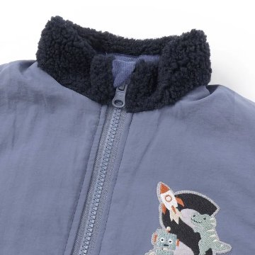 SLAP SLIP (スラップスリップ)「バイカラーリバーシブルボアベスト」(80-130cm) の画像