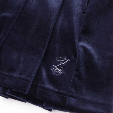 ZIDDY「スタッズ ベロア プリーツ スカパン」(140-160cm)　【メール便送料無料】の画像