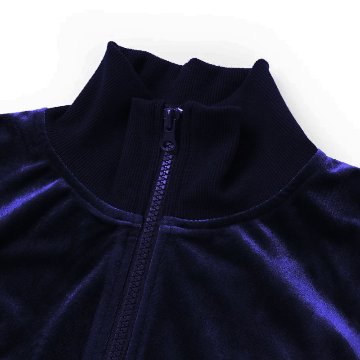 ZIDDY「ベロアシャーリングスリーブブルゾン」 (140-160cm)の画像