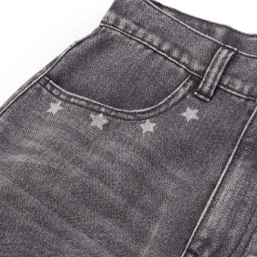 ZIDDY「チェーンプリント デニム パンツ」 (150-160cm)　【メール便送料無料】の画像
