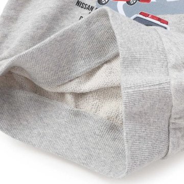 SLAP SLIP(スラップスリップ) 「【TOMICAコラボ】乗り物プリントラグラン袖裏毛トレーナー」(90-120cm) 【メール便対応】の画像