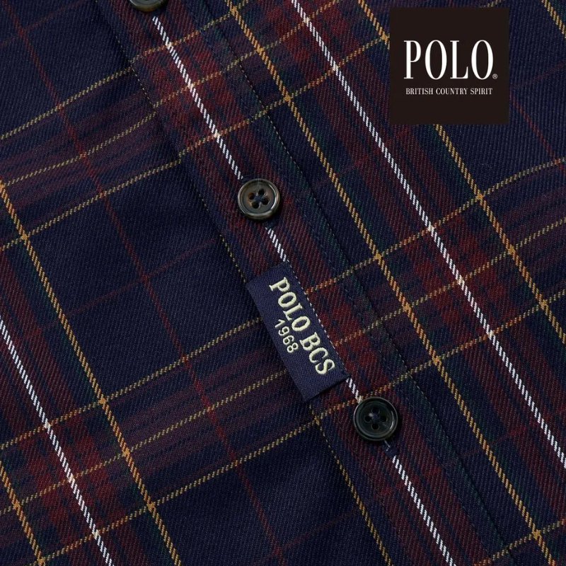 SLAP SLIP(スラップスリップ) 「【POLO BCSコラボ】 チェック柄シャツ」(80-130cm) メール便対応可の画像