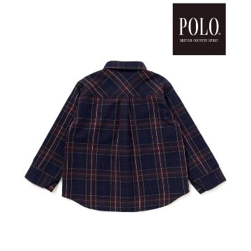 SLAP SLIP(スラップスリップ) 「【POLO BCSコラボ】 チェック柄シャツ」(80-130cm) メール便対応可の画像