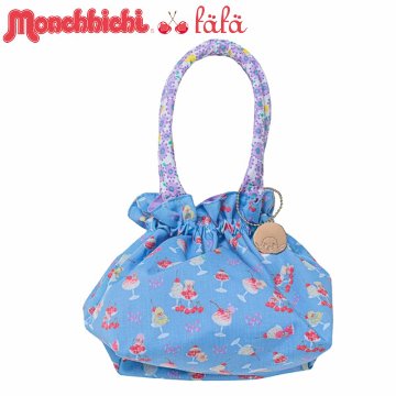 fafa 「【モンチッチコラボ】URSALA 巾着型ランチポーチ」（Ｆ） 【メール便送料198円対応】の画像