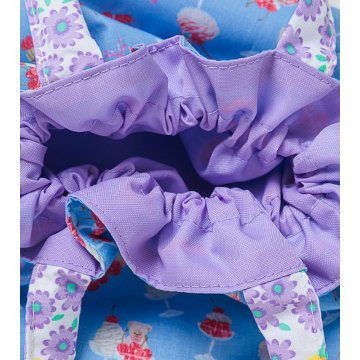 fafa 「【モンチッチコラボ】URSALA 巾着型ランチポーチ」（Ｆ） 【メール便送料198円対応】の画像