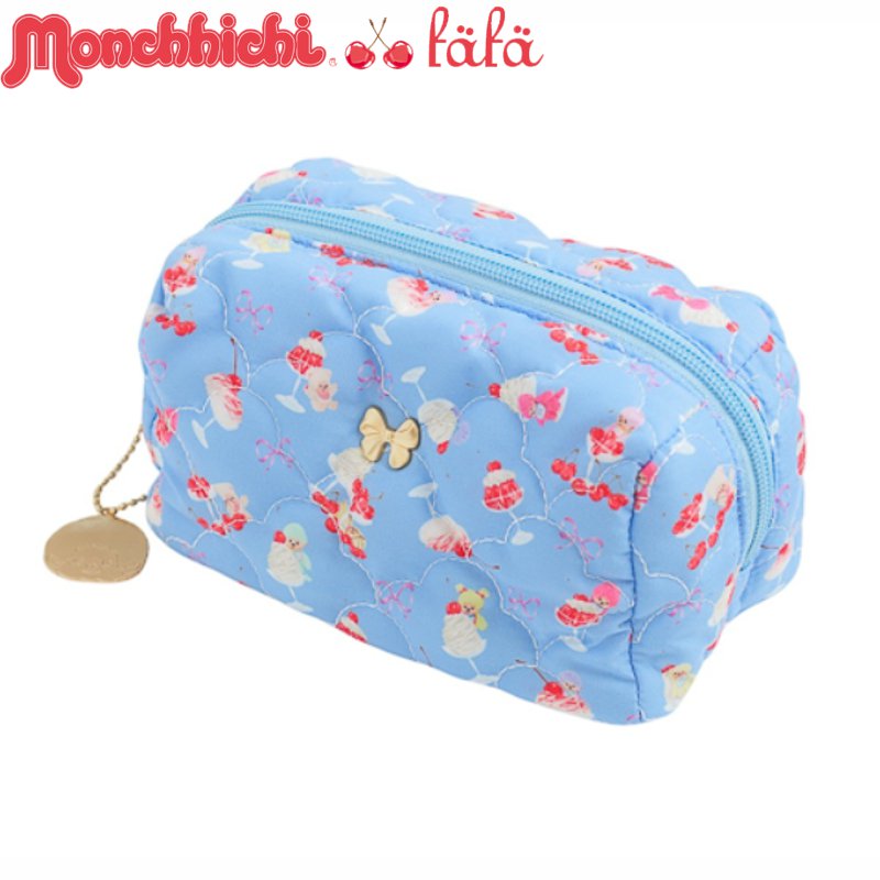 fafa「【モンチッチコラボ】NOELIA キルティングポーチ」(F) 【メール便送料198円対応可】の画像