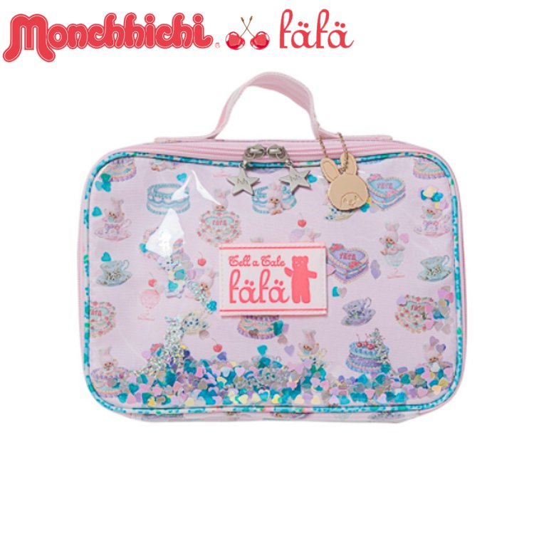 fafa 「【モンチッチコラボ チムたん柄】ELIN スパンコールシリーズ・オムツポーチ」(F)の画像