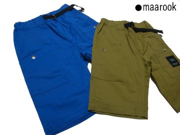 maarook「ライトストレッチツイルーショートパンツ」(100-160cm)　【メール便送料無料】の画像