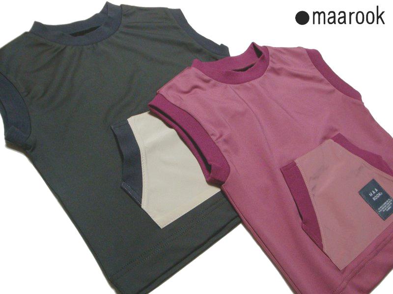 maarook「冷感ストレッチ フレンチスリープ Tシャツ」(80-160cm)   【メール便送料無料】の画像