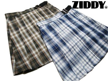 ZIDDY「ラメ糸入りチェック柄プリーツスカパン」(130cm-F) 【メール便送料無料】の画像