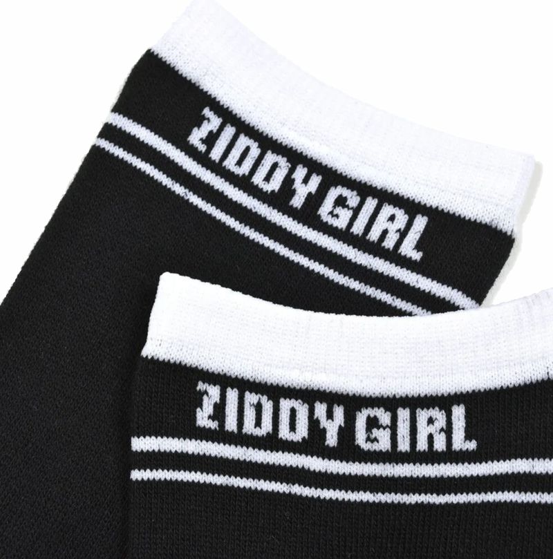 ZIDDY「ラインロゴハイソックス」(19-24cm) 【メール便送料198円対応】の画像