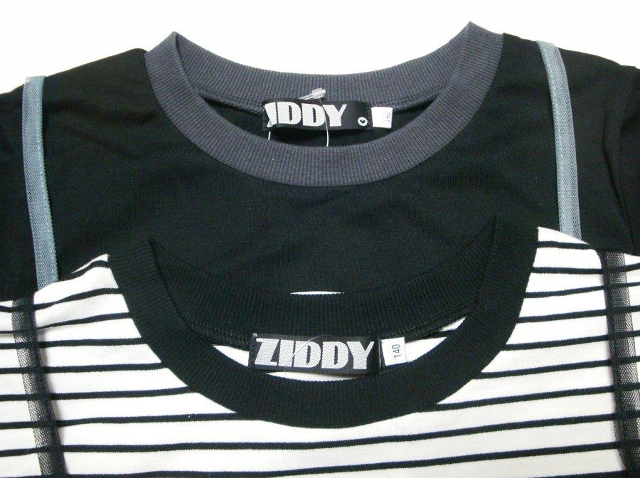 ZIDDY「チュールキャミ & Tシャツ セット」 (130-160cm) 【メール便送料198円対応】の画像