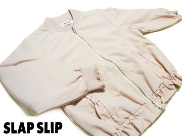 SLAP SLIP(スラップスリップ) 「リボンモチーフポケット MA-1」(90-140cm) 【メール便送料198円対応】の画像