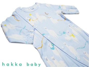 hakka baby「COTTON CANDY アルパカPt 長袖２ＷＡＹドレス」（F） 【メール便送料無料】の画像