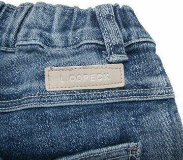 L.COPECK（エルコペック）「加工ハイブリットデニム パンツ」(100-140cm) 【メール便送料198円対応可】の画像