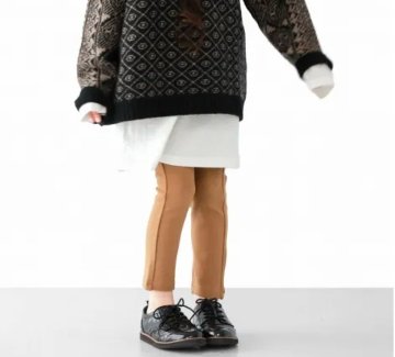 L.COPECK（エルコペック）「天使 ニット レギパン」(80-130cm)  【メール便送料198円対応可】の画像