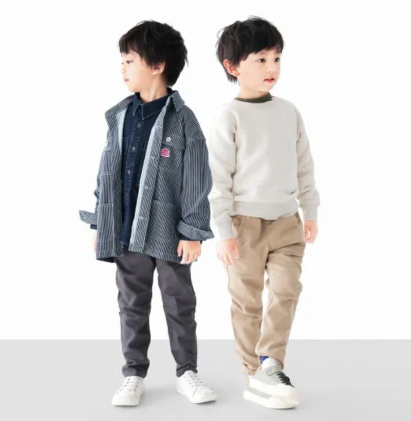 L.COPECK（エルコペック）「国産 カツラギ 製品染め パンツ」(110-160cm) 【メール便送料無料】の画像