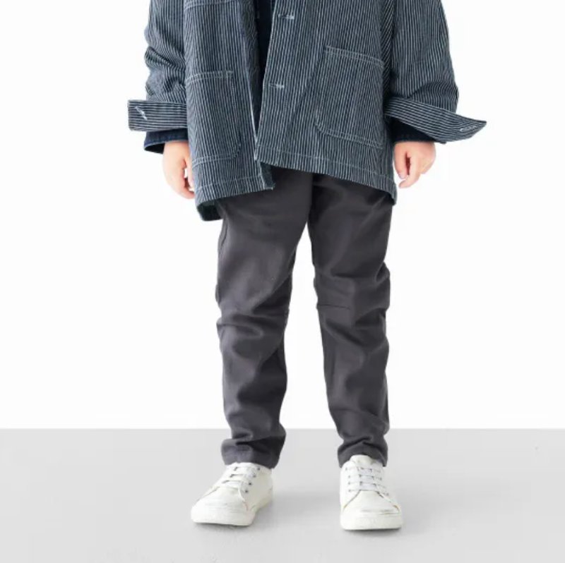 L.COPECK（エルコペック）「国産 カツラギ 製品染め パンツ」(110-160cm) 【メール便送料無料】の画像