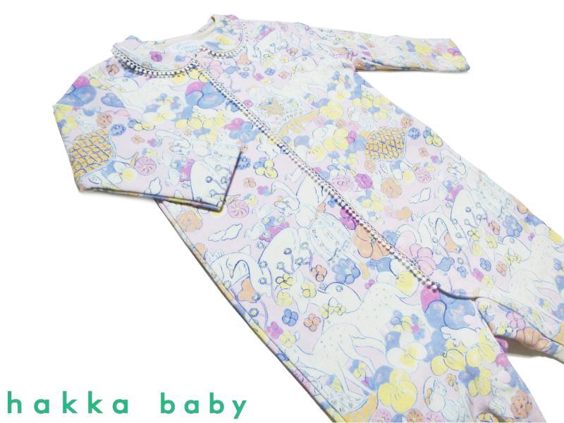hakka baby「こうえんびよりプリントミニ裏毛カバーオール」(70-80cm） 【メール便送料無料】の画像