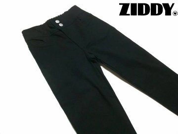 ZIDDY「ロゴ刺繍入り ストレッチ プチハイスキニー パンツ」 (130-160cm) 【メール便送料無料】の画像