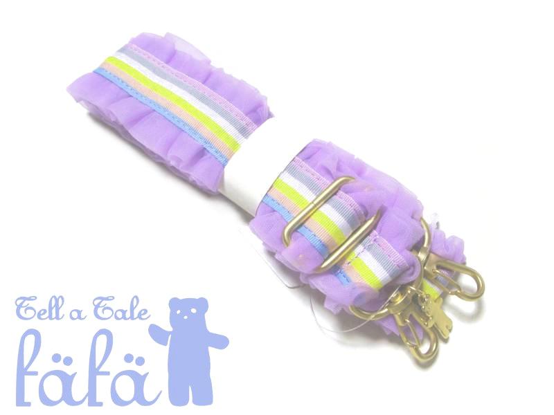 fafa「STARR チュールフリル付け替え用ショルダーストラップ」(F) 【メール便送料198円対応可】の画像