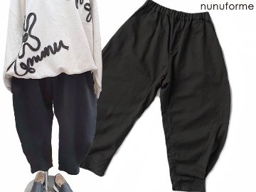 nunuforme ヌヌフォルム 「ヘムタッグカーブパンツ」(size1,2)の画像