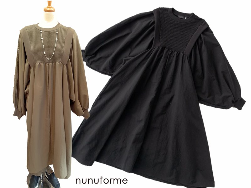 ヌヌフォルム nunuforme チェック サロペット F 新品 撰ん