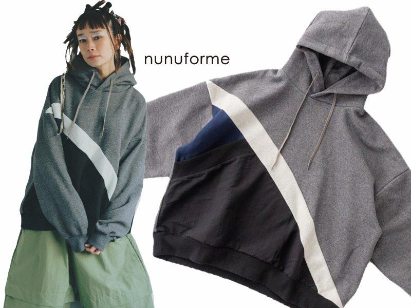 nunuforme ヌヌフォルム 「スラッシュチェンジパーカー」(size1,2)の画像