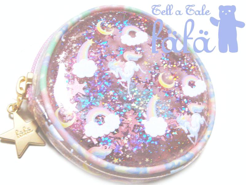 fafa「DAISY JADE 丸型ポーチ」(F) メール便送料198円対応可の画像