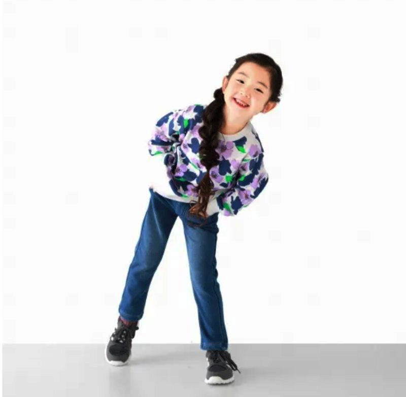 L.COPECK（エルコペック）「シャギーニット スキニーパンツ」(90-160cm) サイズによりメール便可の画像