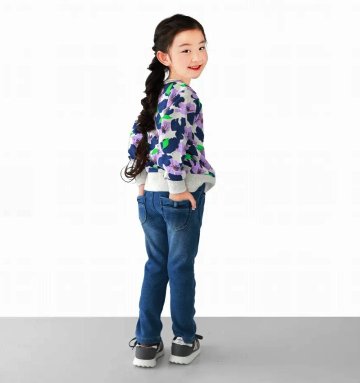 L.COPECK（エルコペック）「シャギーニット スキニーパンツ」(90-160cm) サイズによりメール便可の画像