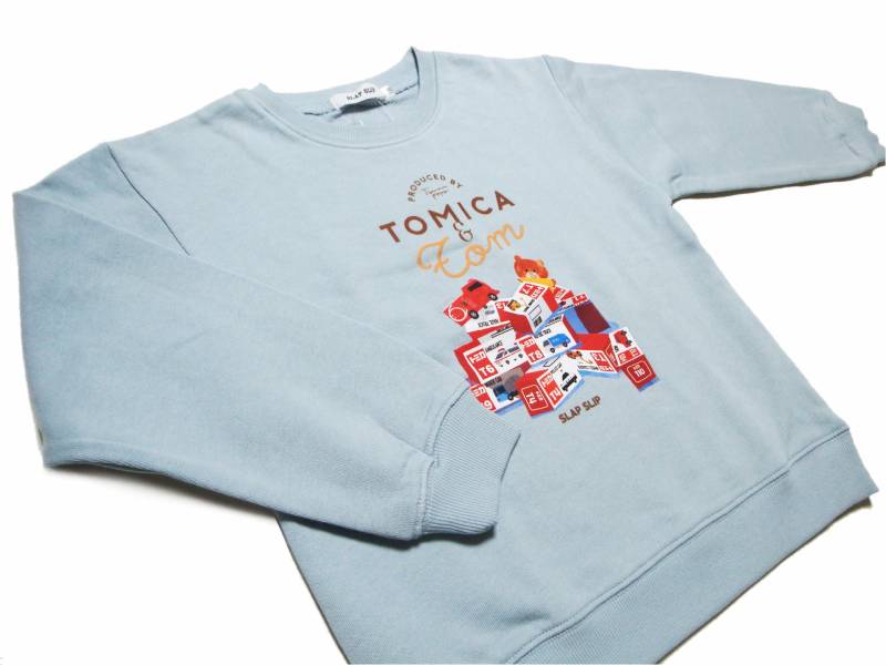 SLAP SLIP(スラップスリップ) 「TOMICA & TOM コラボトレーナー」(80-120cm) 【メール便送料198円対応】の画像