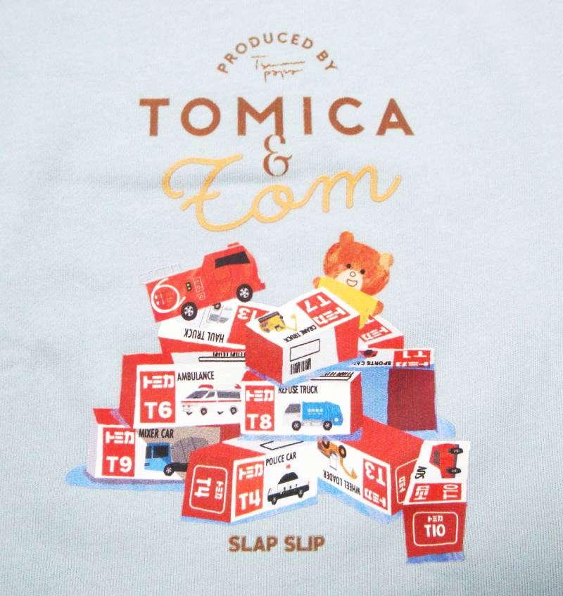 SLAP SLIP(スラップスリップ) 「TOMICA & TOM コラボトレーナー」(80-120cm) 【メール便送料198円対応】の画像