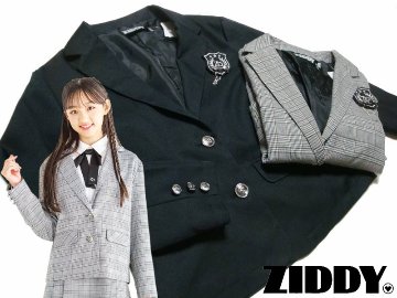 ZIDDY「エンブレムワッペン付きジャケット」(150cm-F)の画像