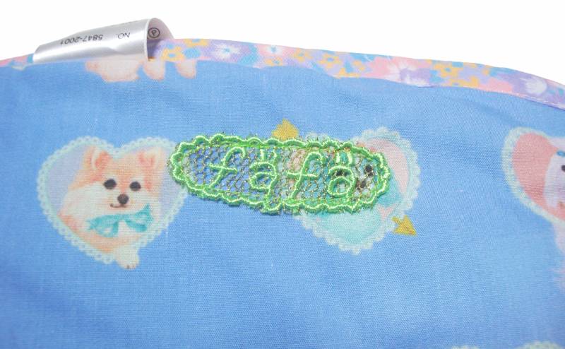 fafa 「LOTTA ボアハーフブランケット DOG柄」（F）の画像