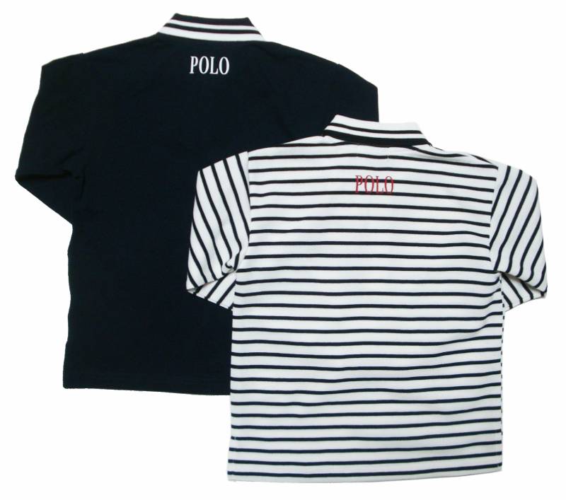 SLAP SLIP(スラップスリップ) 「【POLO BCSコラボ】 カノコ長袖ポロシャツ」(80-130cm)  メール便対応の画像