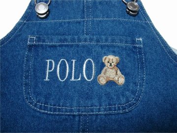 SLAP SLIP(スラップスリップ) 「【POLO BCSコラボ】 デニムジャンパースカート」(80-130cm) メール便対応の画像