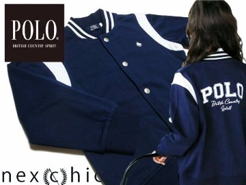 nexchic「【POLO BCSコラボ】 ミニ裏毛スタジャン」(110-150cm) の画像