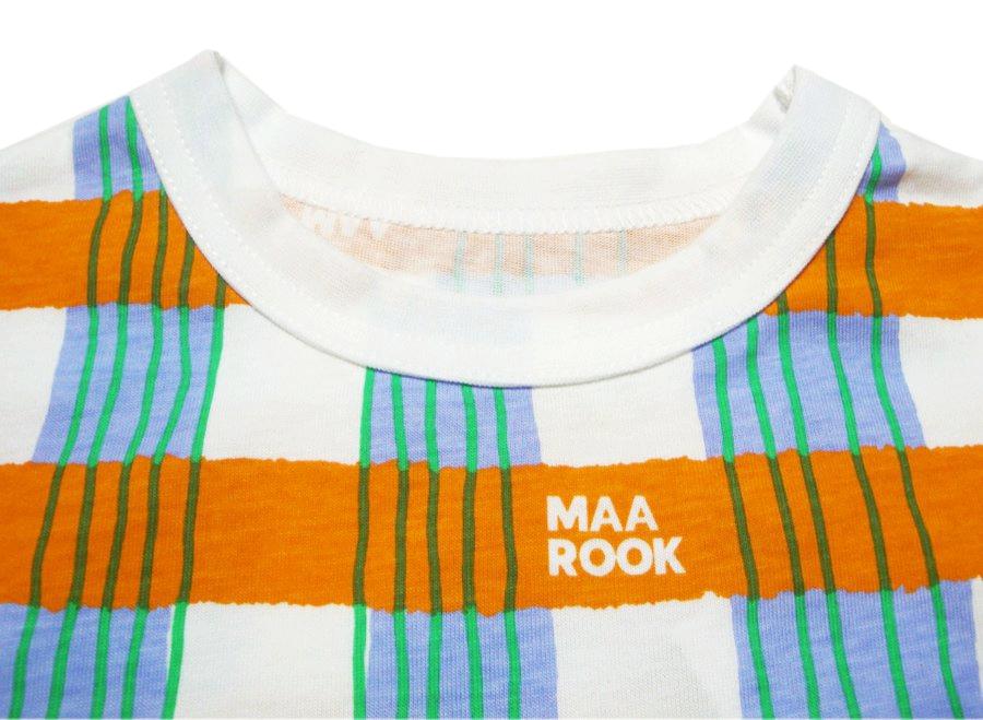maarook「天竺アートＰＴ チェック Ｔシャツ」(90-130cm)  【メール便送料無料】の画像