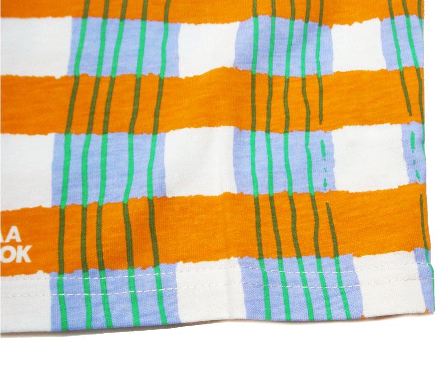 maarook「天竺アートＰＴ チェック Ｔシャツ」(90-130cm)  【メール便送料無料】の画像