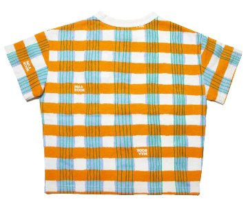 maarook「天竺アートＰＴ チェック Ｔシャツ」(90-130cm)  【メール便送料無料】の画像