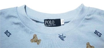 SLAP SLIP(スラップスリップ) 「【POLO BCSコラボ】 ミニ裏毛ベスト＋くま柄長袖Tシャツセット」(80-130cm)  メール便送料198円対応の画像