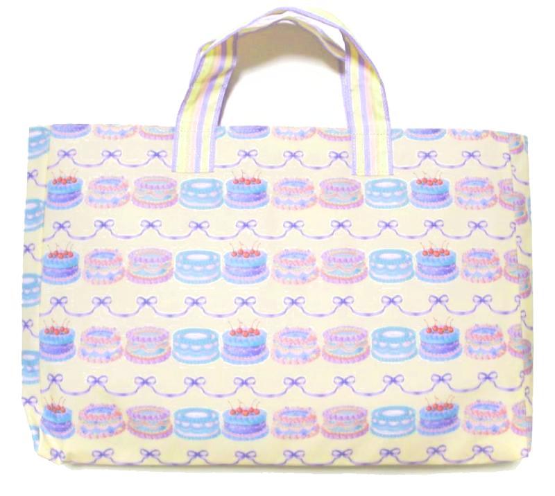 fafa 「CYNDI トートバッグ ケーキ柄」（F） 【メール便送料無料】の画像