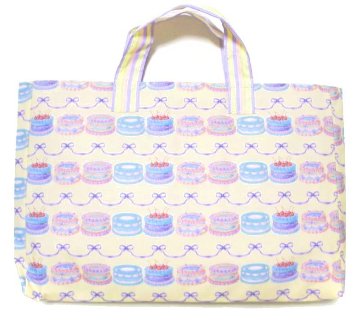 fafa 「CYNDI トートバッグ ケーキ柄」（F） 【メール便送料無料】の画像